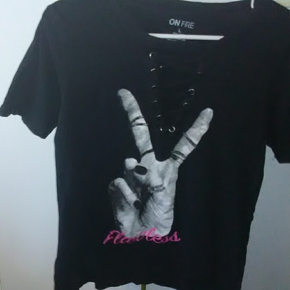 On Fire tee
